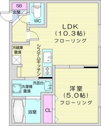 発寒南駅 徒歩5分 4階の物件間取画像